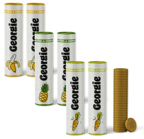 Georgie® Hundeleckerli to-Go 6er Starter Set - Hundesnacks für unterwegs auch ohne Leckerlitasche - Leckerli für Hunde