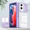 PONRFEKT Transparente Coque pour iPhone 7/8 / SE 2020 avec Cache Caméra Coulissante,composé d'un Dos en PC et d'un Cadre en TPU,Ultra Mince Élégant Étui,Violet