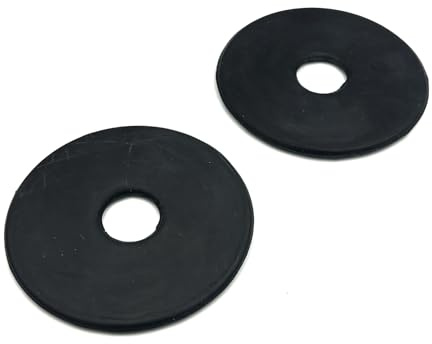Equine Smile ES3004 Gummi Gebissscheiben 8.6 cm | Pferde Trensenzubehör Bit Guard Bitschutz Gebissschutz Gebissvorlegscheiben Wangenringe Reiten Reitsport Pony Gebiss