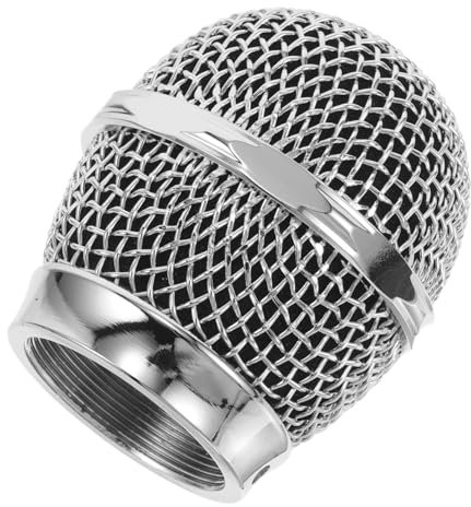 UKCOCO Vintage Microphone Mesh Head Replacement Mic Metal Mesh Grille for Ktv Mics Welded Metal Accessory