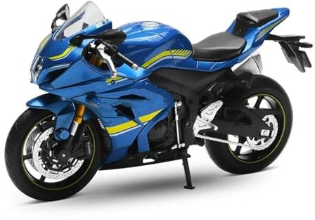 Druckguss Motorrad Modell 1:12 Für Suzuki GSX-R 1000 GSX-R1000 GSXR 1000 Motorrad-Modellauto Aus Druckguss(Blau)