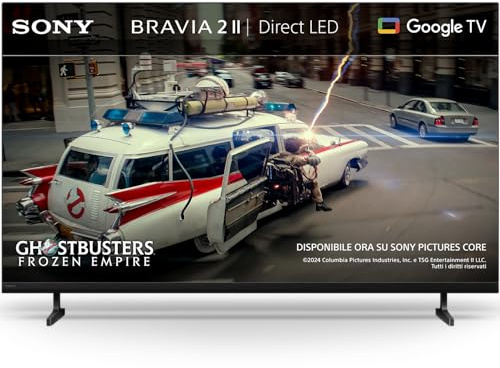 Sony BRAVIA 2Ⅱ 65, 4K Smart TV (Google TV), Processore X1,4K Upscaling, Televisione con Dolby Atmos e DTS:X, compatibile con PS5, 65S20M2, Modello 2026