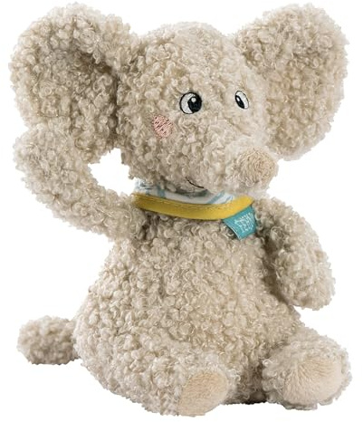 Fehn Bean Bag Elefant – Spielgefährte, Beschützer und Kuschelfreund: Stofftier – Baby Einschlafhilfe zum Greifen, Fühlen und Knuddeln – Kuscheltier für Babys und Kleinkinder ab 0+ Monaten