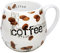 Könitz 1111430873 Kuschelbecher Coffee Collage, 12.3 x 10.2 x 8.9 cm,Weiß