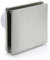 STERR Silberner Badlüfter 100 mm - Badezimmerventilator - Edelstahlfront - Modernes Aussehen - BFS100-S - 10 W