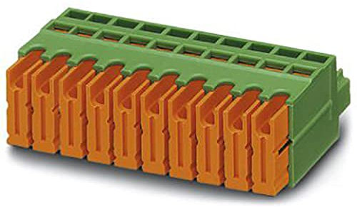 Phoenix Contact QC 0.5/4-ST-3.81 Steckbarer Klemmenblock Steckverbinder 4-Kontakte 3.81mm-Raster Gerade