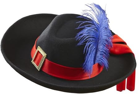 W WIDMANN MILANO Party Fashion, Musketierhut, Elegantes Design, optimaler Komfort, ergänzende Accessoires, vielseitig für jedes Kostümzubehör