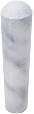 M.V. Trading Mörser und Stößel aus Marmor, porzellan Marmor, Weißer Marmor, Replacement Stick
