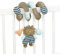Sterntaler 6611623 - Spielzeugspirale Leo, braun/türkis/Mint/grau