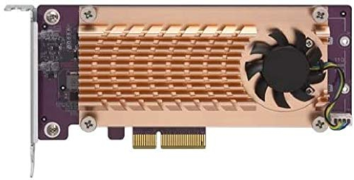 QNAP QM2-2P-244A 2-Slot PCIe Gen 2 Network Expansion Card for M.2 PCIe SSDs