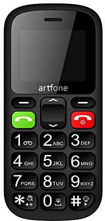 artfone CS181 Mobiltelefon seniorenhandy mit großen Tasten und ohne Vertrag, Mit Notruf-Knopf und Taschenlampe (Inklusive Ladegerät)