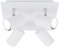 Briloner Leuchten 2857-046 Plafonnier 4 Ampoules GU10 Max. 40 W, Blanc, métal, blanc