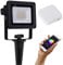 idinio Starterset - Bluetooth LED-Strahler Tokyo 800 inkl. Bluetooth-Gateway, dimmbar per App, warmweiß + RGB, 10 Watt, Bluetooth Mesh, kostenlose App für iOS und Android, Skill für Echo