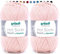 theofeel Set | 2x50g Merino Sockenwolle mit Kaschmir Gründl Hot Socks Pearl 16, Wolle hell altrosa mit Kaschmir zum Stricken oder Häkeln