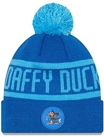 New Era - Daffy Duck Character Kids Jake Cuff Bobble Beanie Farbe Blau, Größe Child (4-8 Jahre)