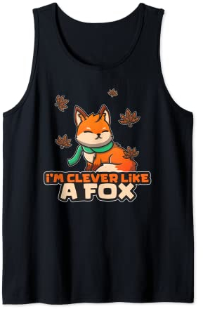 Clever Like A Fox I Rotfuchs Fuchs Fuchsschwanz Tiere Tank Top