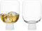 Anton Studio Designs – Oslo 2er Set DOF-Tumbler Mattiert – Handgefertigte Glaswaren – Tumbler-Set – 2er Set