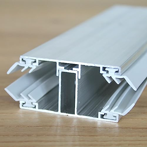 Löffert® Mittel-Profil Aluminium - Aluminium | Alle Längen: 2-7m | Breite: 60mm für 16mm PC Stegplatten (2000mm)