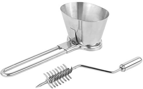 QANYEGN Hachoir à Coriandre En Acier Inoxydable, Moulin à Légumes Manuel, Rpe Rotative Pour Cuisine, Usage Domestique