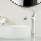 Maynosi Wasserfall Waschtischarmatur Hoch, Wasserhahn Bad mit Auslauf Höhe 200 mm, Mischbatterie Badarmatur Retro mit Flexiblen Schläuchen, Waschbecken Armaturen Badezimmer aus Messing (Chrom)