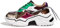 LUCKY STEP Sneakers Donna con Zeppa – Scarpe Chunky Dad retrò, Scarpe Moda con Blocchi di Colore per Tutti i Giorni e Passeggiate (Marrone/colorato, 10US-40EU-7UK)