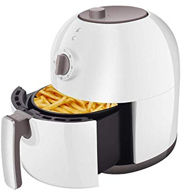 Freidora de aire compacta, freidora de aire eléctrica de 3 L, estufa de horno con temperatura controlada, cesta para freír antiadherente, temperatura ajustable, tamaño necesario 25 * 32,2 cm Efficency