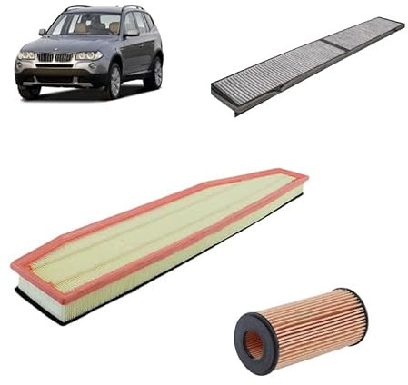 Kit tagliando 3 filtri per BMW X3 E83 3.0d 3.5d 2003-2011