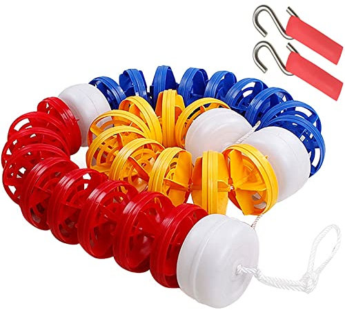 TUOYIBO Corda di Sicurezza/Linea Galleggiante per Piscina Lunga 1-20 m, Kit Galleggiante divisorio per Competizione di Nuoto Commerciale, per Piscina Interrata/Spiaggia/Secche (Colore : Dia
