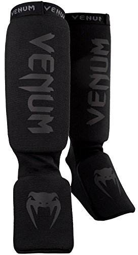 Venum, Kontact Schienbeinschützer, Herren, XL, Schwarz/Schwarz