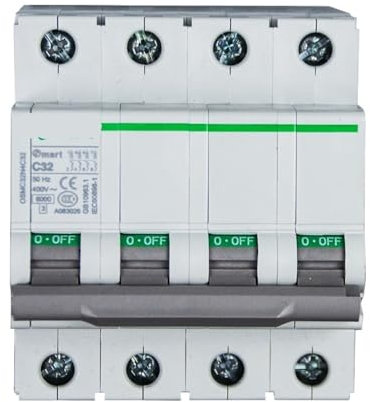 Tipo C 4P 50A 63A Interruttore automatico magnetotermico in miniatura Interruttore elettrico 400VAC 50HZ 6KA 1 Pz(63A)