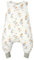 JiAmy Baby Schlafsack mit Füßen 1.0 Tog 100% Baumwolle Kinder Schlafsack 1er Pack Wald Babyschlafsack mit Beinen für Jungen Mädchen 2-3 Jahre Weiß Bären