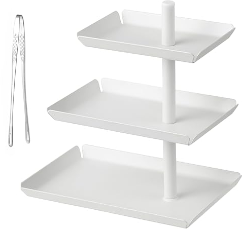 NZZVNZ 3 Niveles,Soporte para Tartas,Expositor Chuches Soporte Cupcakes Mesa Dulce Soporte Donuts Mesa Dulce Accesorios Plato Giratorio para Tartas Puesto de Postres de Varios Niveles Cake Stand