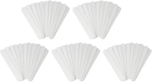 Sicheii 50 Stück Hut Sweat Liner Golf Hut Liner Cap Absorbierende Schweißpad Einweg für Baseball Klebe Schweißband für Hüte Kappe Sweat Guard Liner Schutz Aufkleber Tape für Damen Herren, Weiß