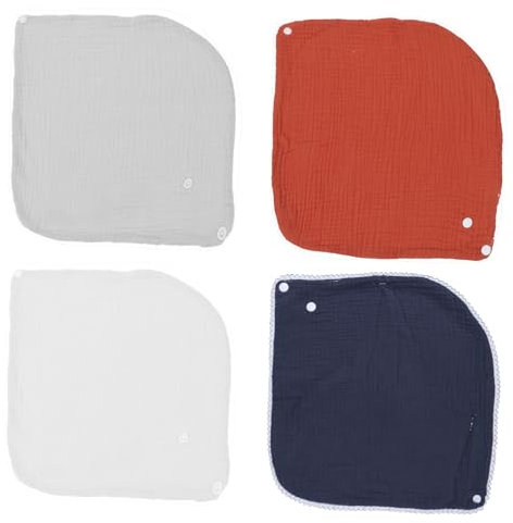MERRYHAPY 4 Stück Lätzchen dreieckstuch babyschutz schal für Speicheltuch für Babys -Bandana handtücher neugeborenes speicheltuch Speichel des Babytuchs Baumwolle Orange