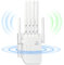 Ripetitore WiFi Potente Per Casa,Amplificatore WiFi 2.4GHz 300Mbps,dispone di 6 potenti antenne penetranti a parete,Porta LAN,compatibile con tutti i box di rete