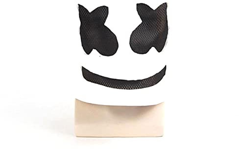 MOHDHAF-Hworks DJ Marsh Maske Party Latex Vollgesichtsmaske Cosplay Kostüm Requisiten für Halloween