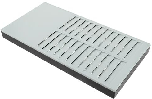 LALAFINA Porta Badge Muro Plastica Organizer Per Carte Di Presenza Con Facile Da Installare e Pulire Per Uffici e Magazzini