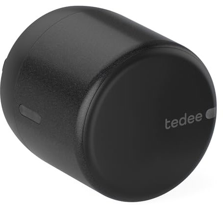 tedee GO2 Cerradura Inteligente Retrofit para La Puerta, Cerradura Digital con Bloqueo Automático y App, Seguridad Smart lock Acceso sin Llave