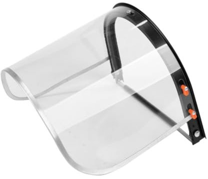 Veemoon Verdicktes Visier Schutzvisier Schweißschirm Baugesichtsmaske Transparente Schweißhelm-kopfbedeckung Helmschirm Gesichtsschutzschilde Gesichtsschutz Beschlagfreie Gesichtsschutzabd