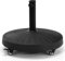 GOPLUS Pied de Parasol avec roulettes Flexibles en Résine, Support de Parasol Mobile Extérieur, Convient pour Poteaux de Parasol de Φ 38/48 MM,pour Jardin, Terrasse, Plage