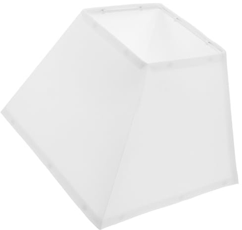 Lampenschirm aus Stoff für Tischlampe, Abnehmbar, Trapezförmig | Elegantes Design aus Stoff und Eisen, Leicht zu Reinigen und Montieren, für Zuhause, Stehlampen