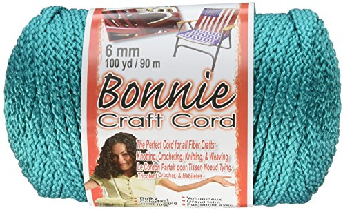 Pepperell Bonnie Makramee-Bastelschnur, 6 mm x 91 m, Türkis