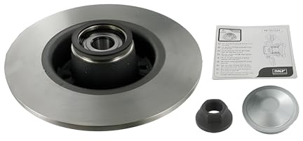 SKF Bremsscheibe mit integriertem Radlager VKBD 1015 Position Hinterachse Außendurchmesser 240 mm Höhe 110 mm Länge 260 mm Breite 275 mm - OE Qualität