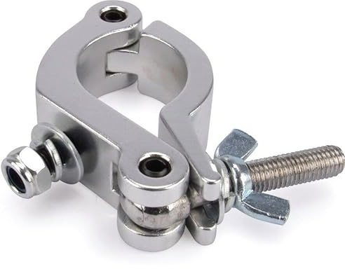 Riggatec Halbschelle - Halfcoupler Side Entry silber bis 300 kg (48-51mm)