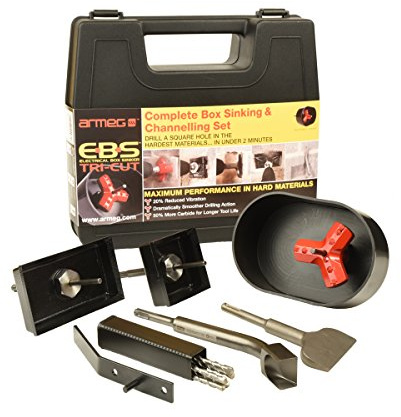 Armeg EBS.TCINST.Set EBS Tri-Cut Complete Box Sinking and Channelling Set