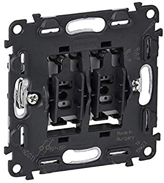 Legrand 752018 Eins. Doppelwechseltaster 6A