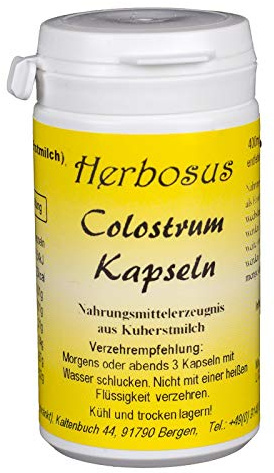 Colostrum Kapseln von Herbosus 60 Kapseln