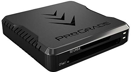 CFast and SD UHS-II Dual-Slot Memory Card Reader by ProGrade Digital | USB 3.2 Gen 2 for Professional Filmmakers, Photographers & Content Creators