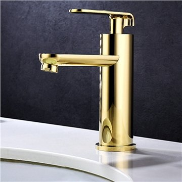 HomeLava Moderne Waschtischarmatur Gold Einhandmischer im Badezimmer
