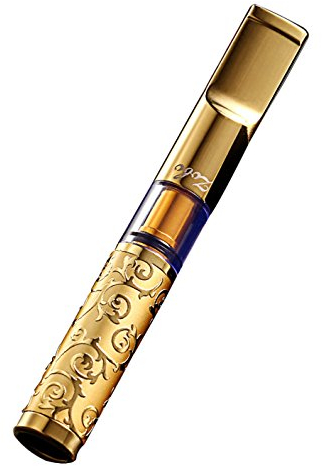 CaLeQi 24k Plaqué Or Fleurs Clean-Type Filtrage Multiple Porte-Cigarette Filtre à Tabac à fumée Nettoyer Filtre Réutilisable Unisexe